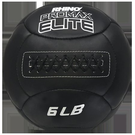 CHAMPION SPORTS 6 lbs Rhino Promax Elite Medicine Ball, Black CH55917